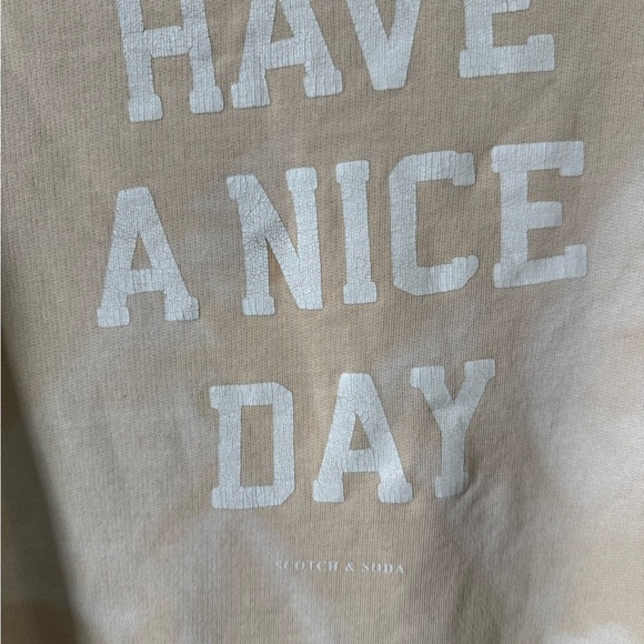 Scotch & Soda Have A Nice Day Crewneck Sweatshirt medium - Picture 2 of 5